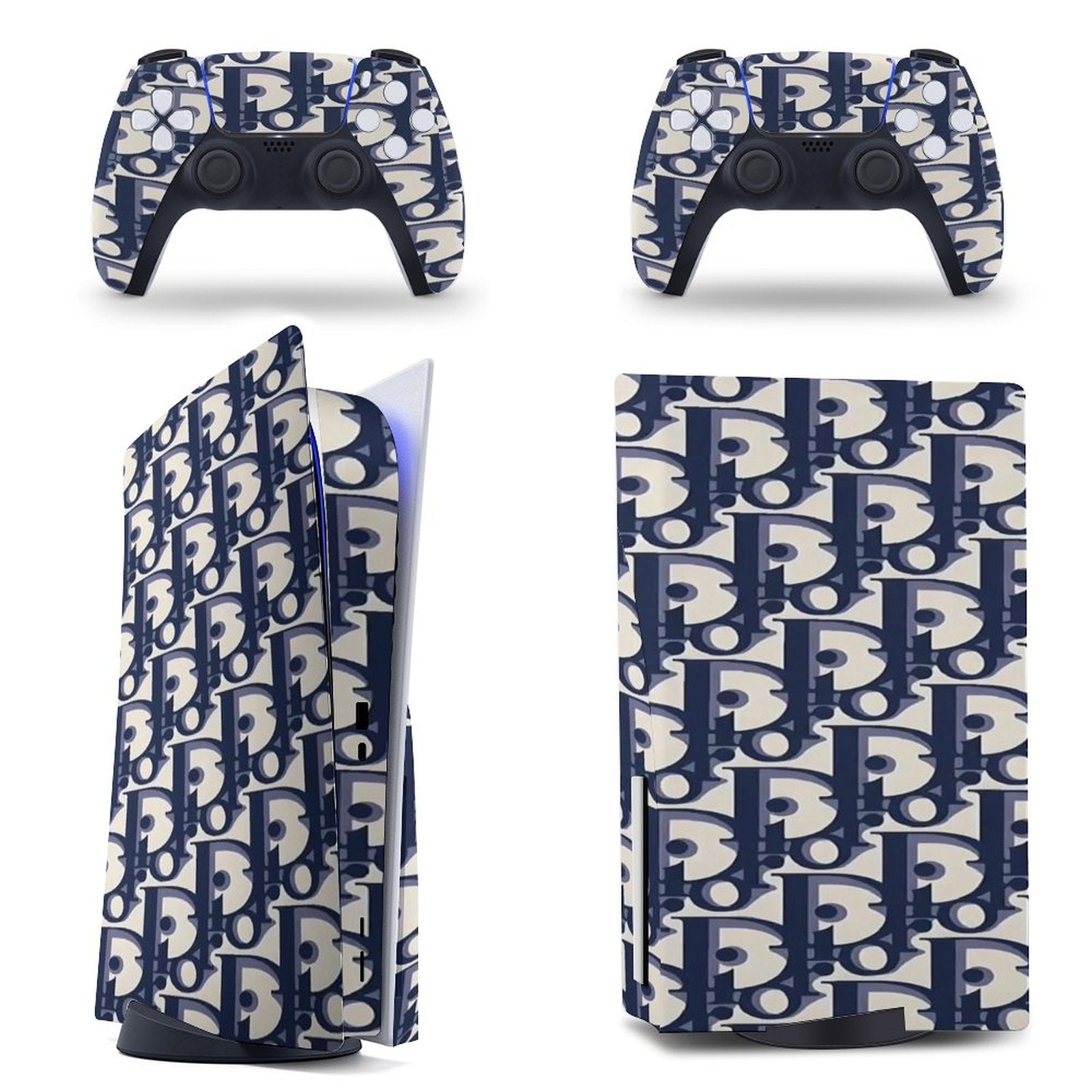 Gamer Wraps "Dior" Sticker Set for PS5 Controller and Console (Dis Version)