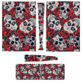 Gamer Wraps "Sugar Skull and Roses" Sticker Set for PS5 Controller and Console (Digital Edition)