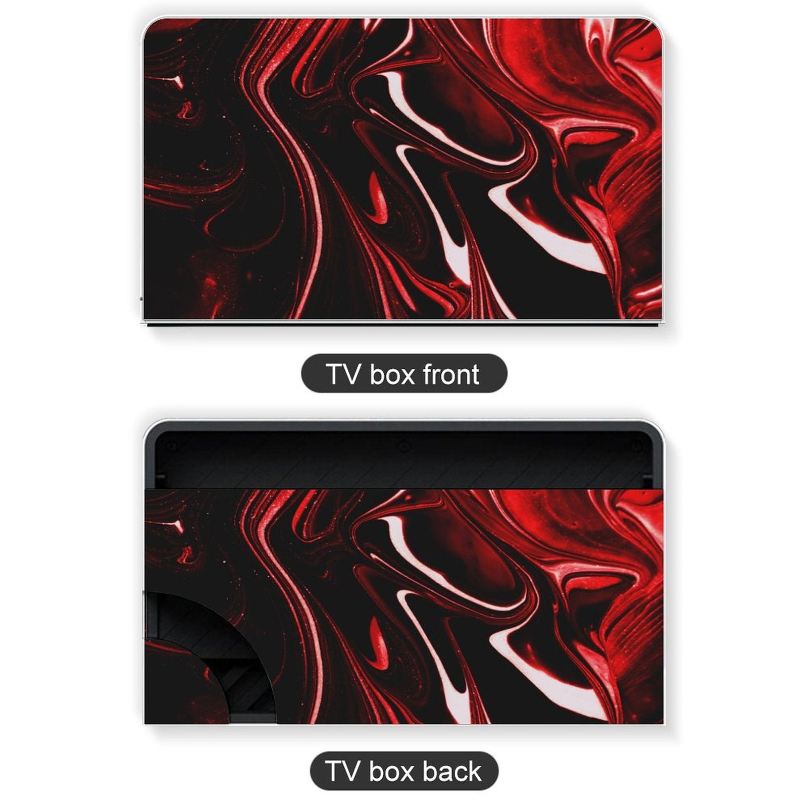 Gamer Wraps "Metallic Marble" Sticker Set for Nintendo Switch OLED Console, Controllers, and Dock