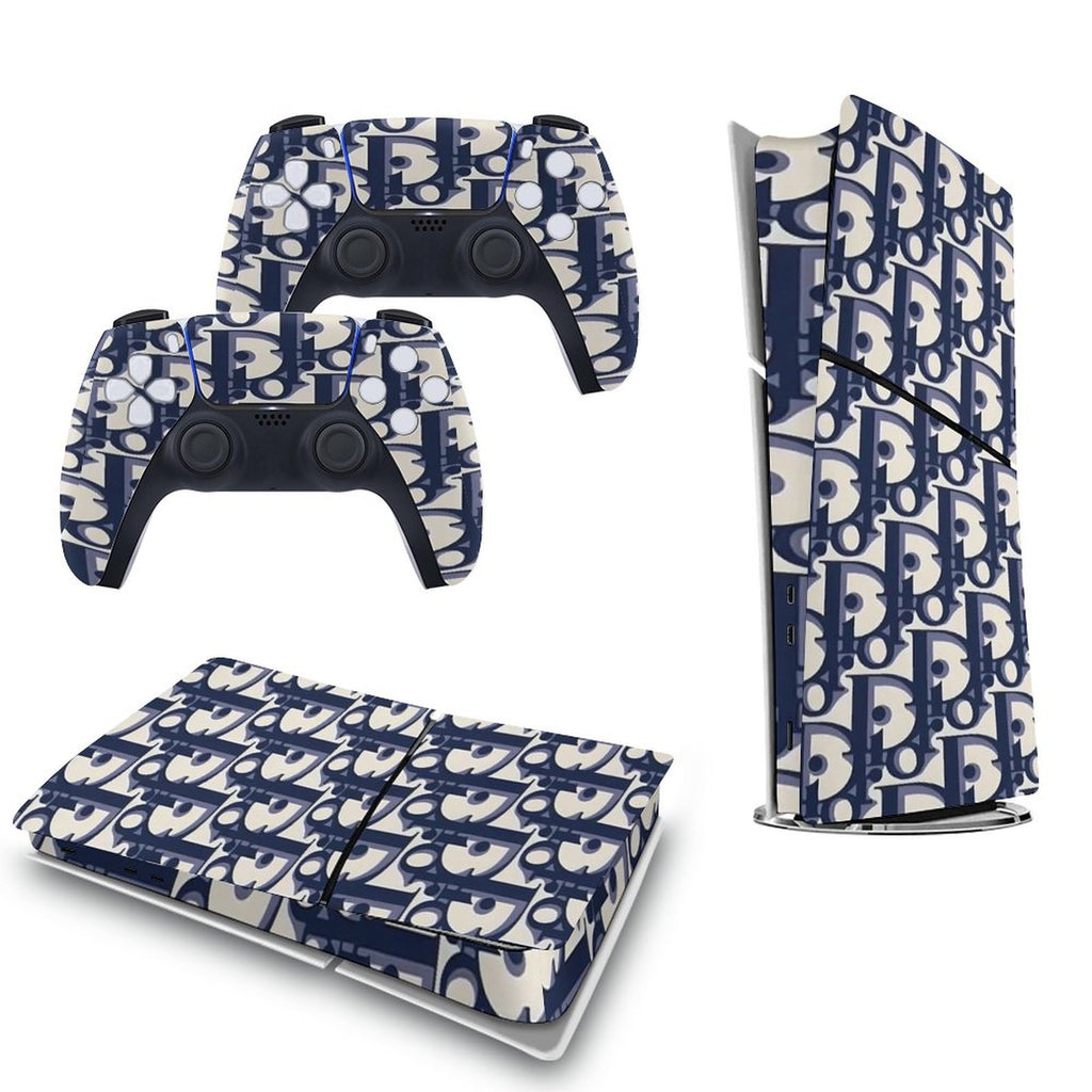 Gamer Wraps "Dior" Sticker Set for PS5 Slim Controller and Console (Digital Edition)