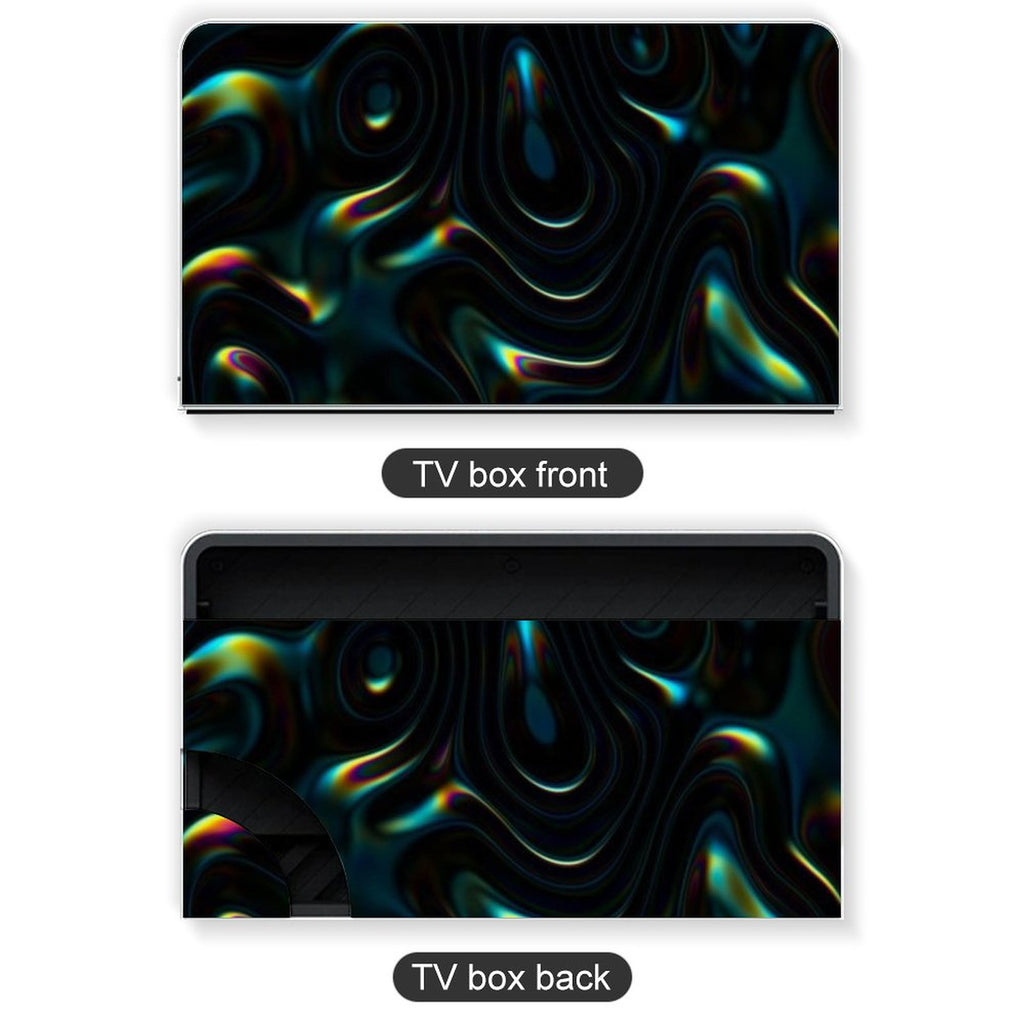 Gamer Wraps "Liquid Swirl" Sticker Set for Nintendo Switch OLED Console, Controllers, and Dock