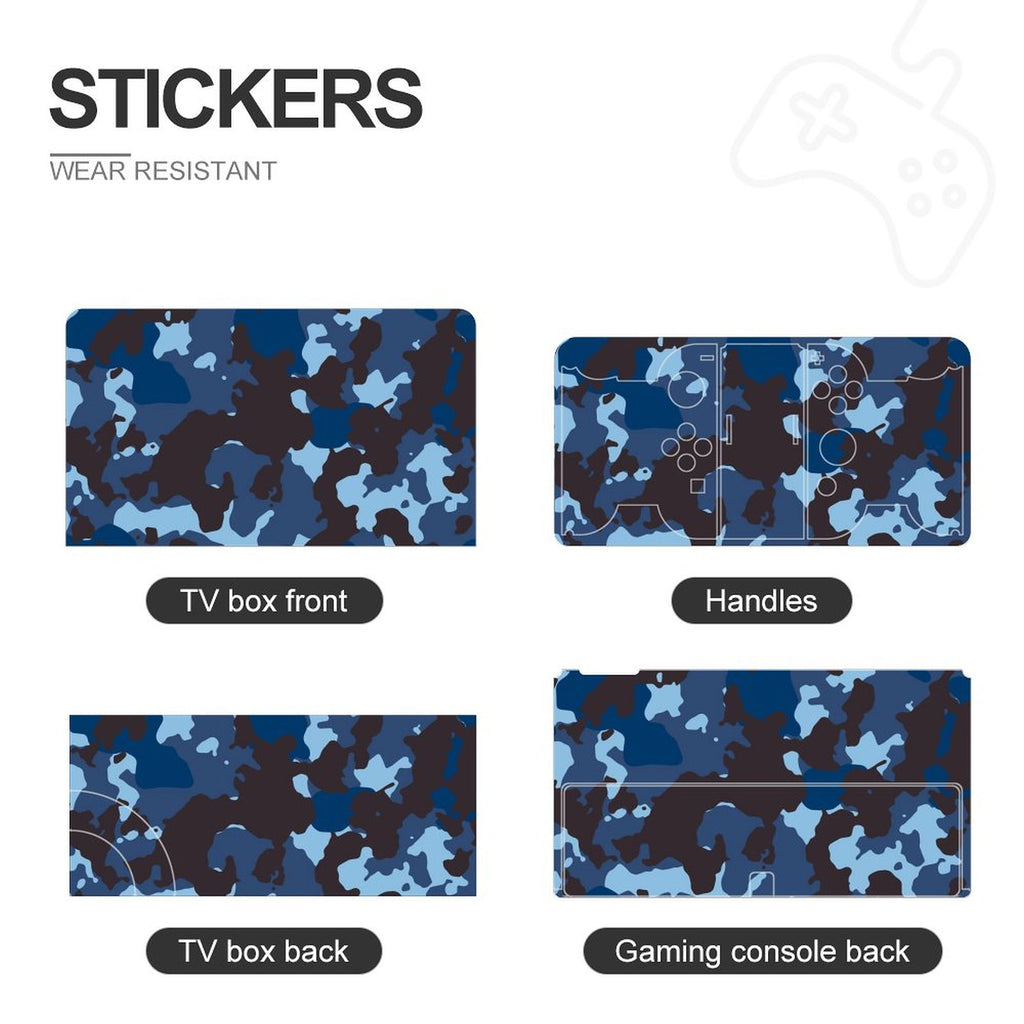 Gamer Wraps "Midnight Storm" Sticker Set for Nintendo Switch OLED Console, Controllers, and Dock