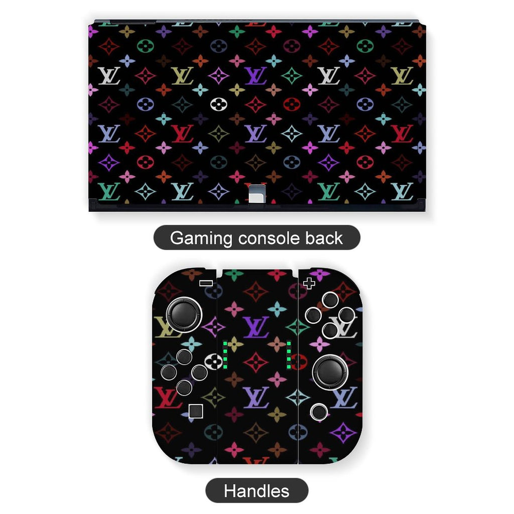 Gamer Wraps "Lui V" Sticker Set for Nintendo Switch OLED Console, Controllers, and Dock