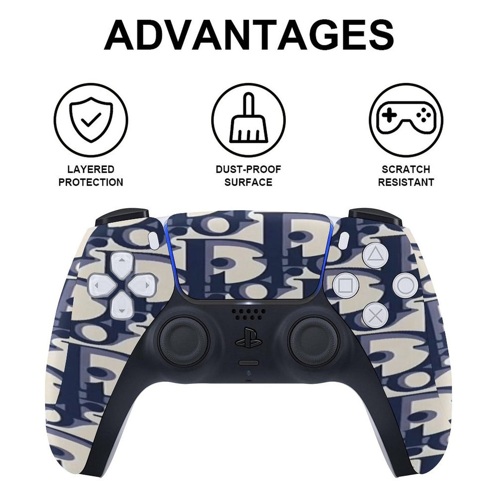 Gamer Wraps "Dior" Sticker Set for PS5 Controller and Console (Digital Edition)