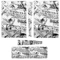 Gamer Wraps "Paper Chase" Sticker Set for PS5 Controller and Console (Digital Edition)