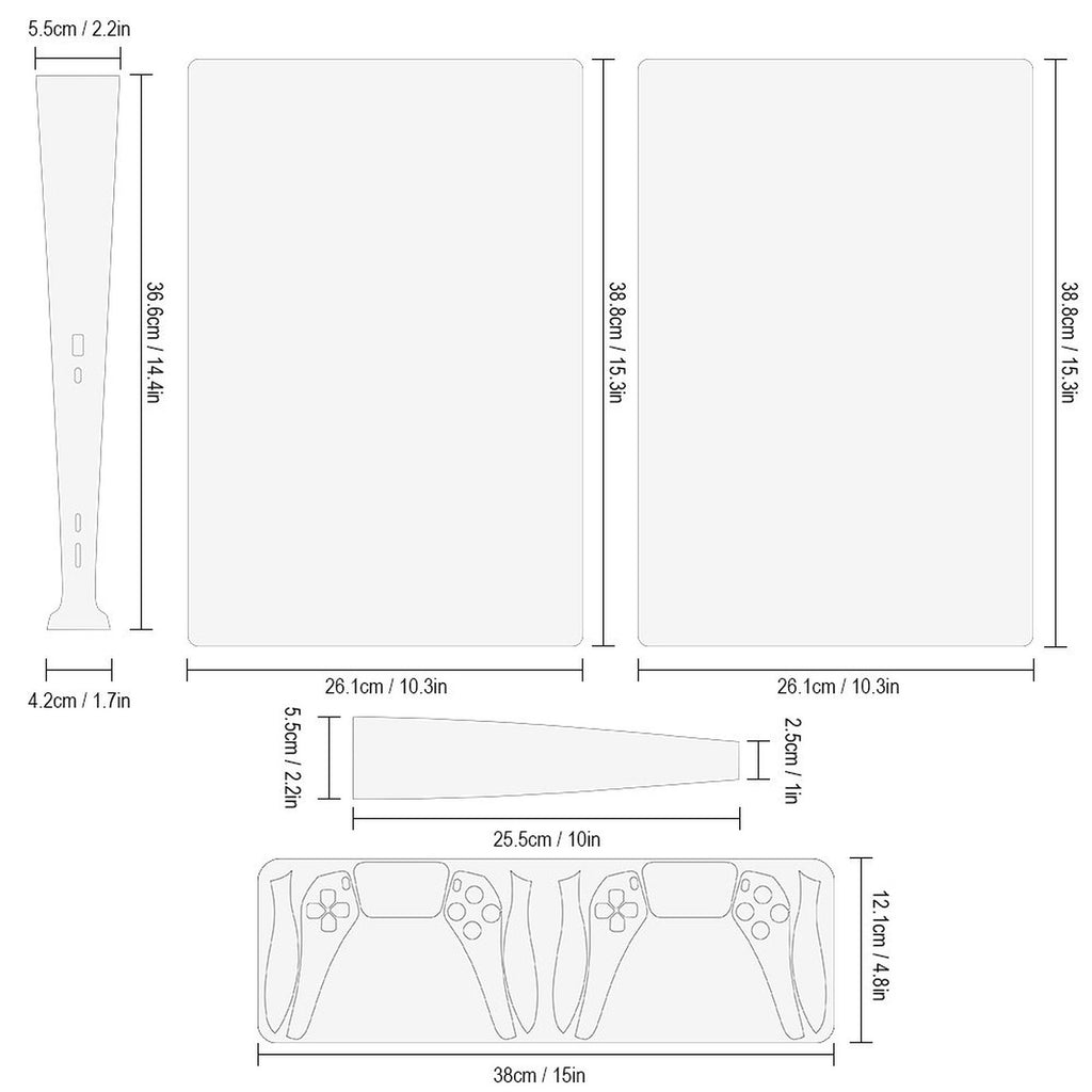 Create Your Own Custom Sticker Set for PS5 Controller and Console (Digital Edition)