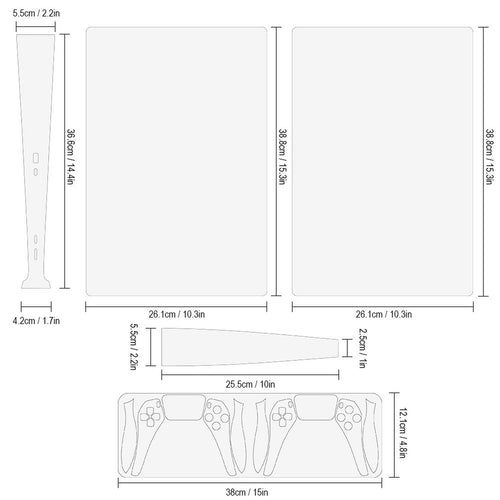 Create Your Own Custom Sticker Set for PS5 Controller and Console (Digital Edition)