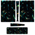 Gamer Wraps "Liquid Swirl" Sticker Set for PS5 Controller and Console (Digital Edition)