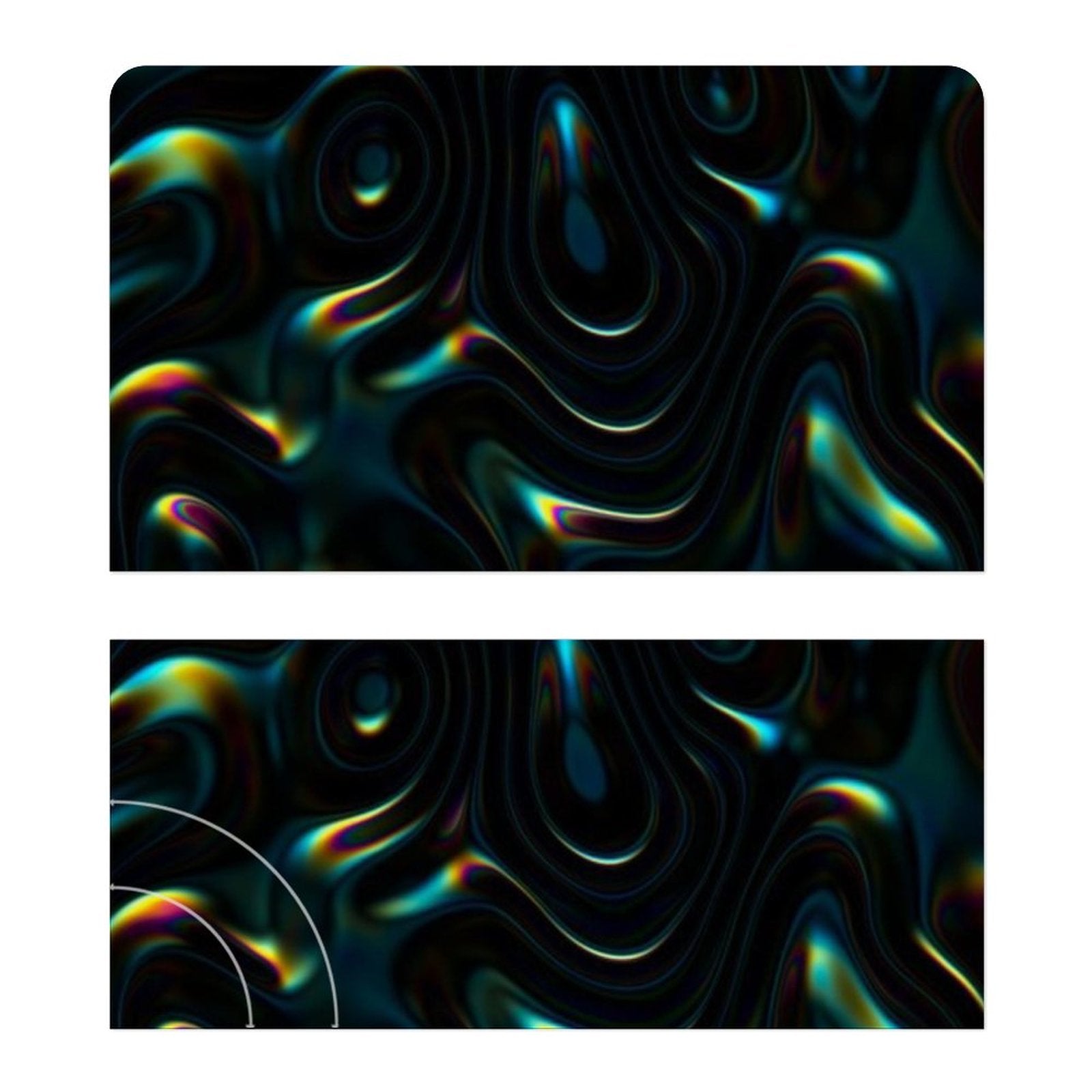 Gamer Wraps "Liquid Swirl" Sticker Set for Nintendo Switch OLED Console, Controllers, and Dock