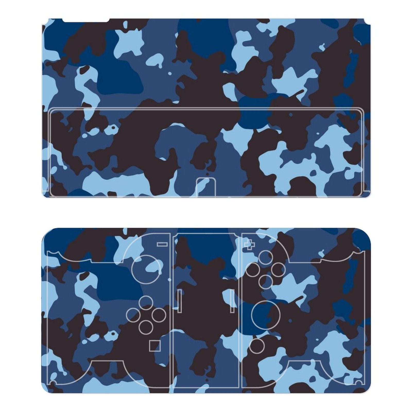 Gamer Wraps "Midnight Storm" Sticker Set for Nintendo Switch OLED Console, Controllers, and Dock