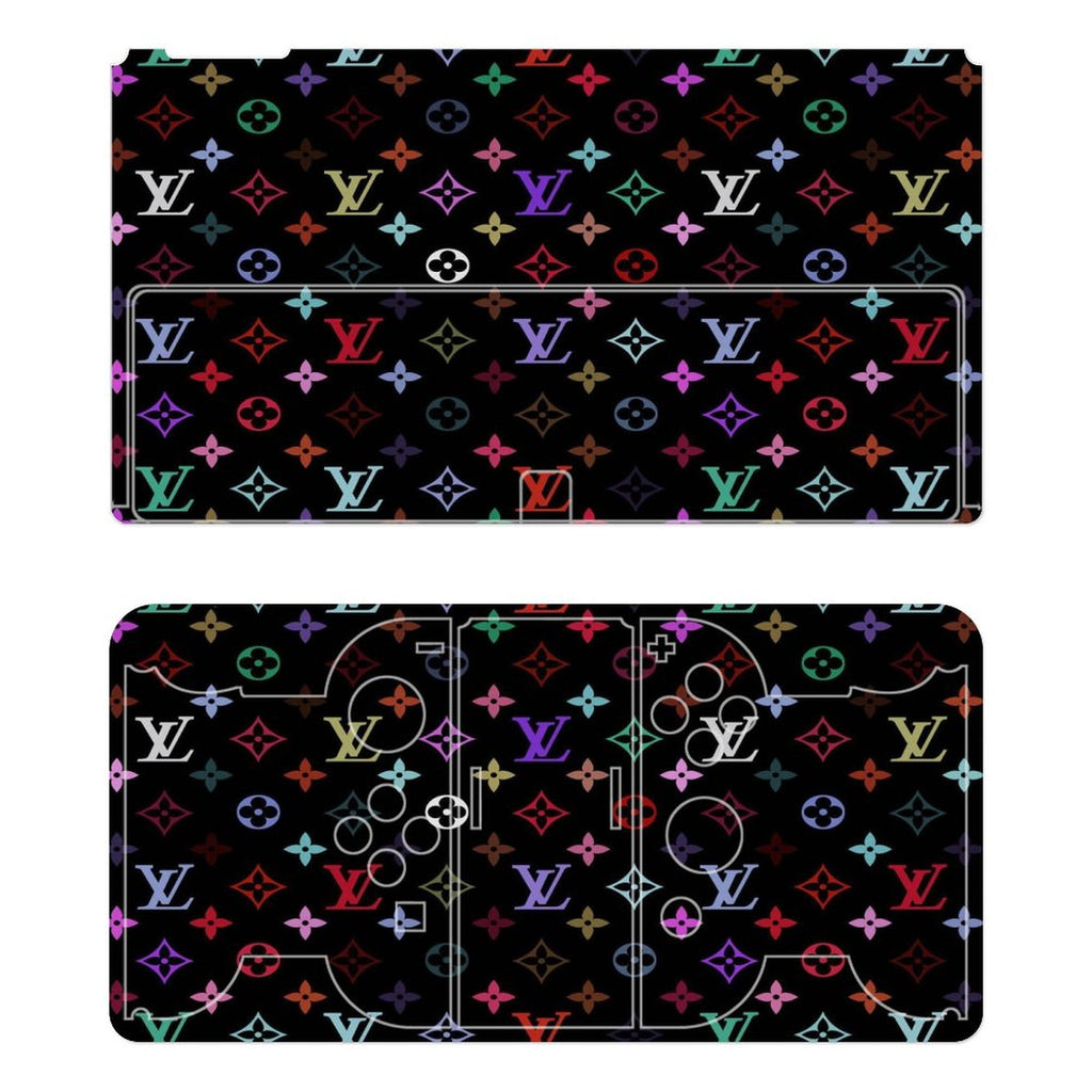 Gamer Wraps "Lui V" Sticker Set for Nintendo Switch OLED Console, Controllers, and Dock
