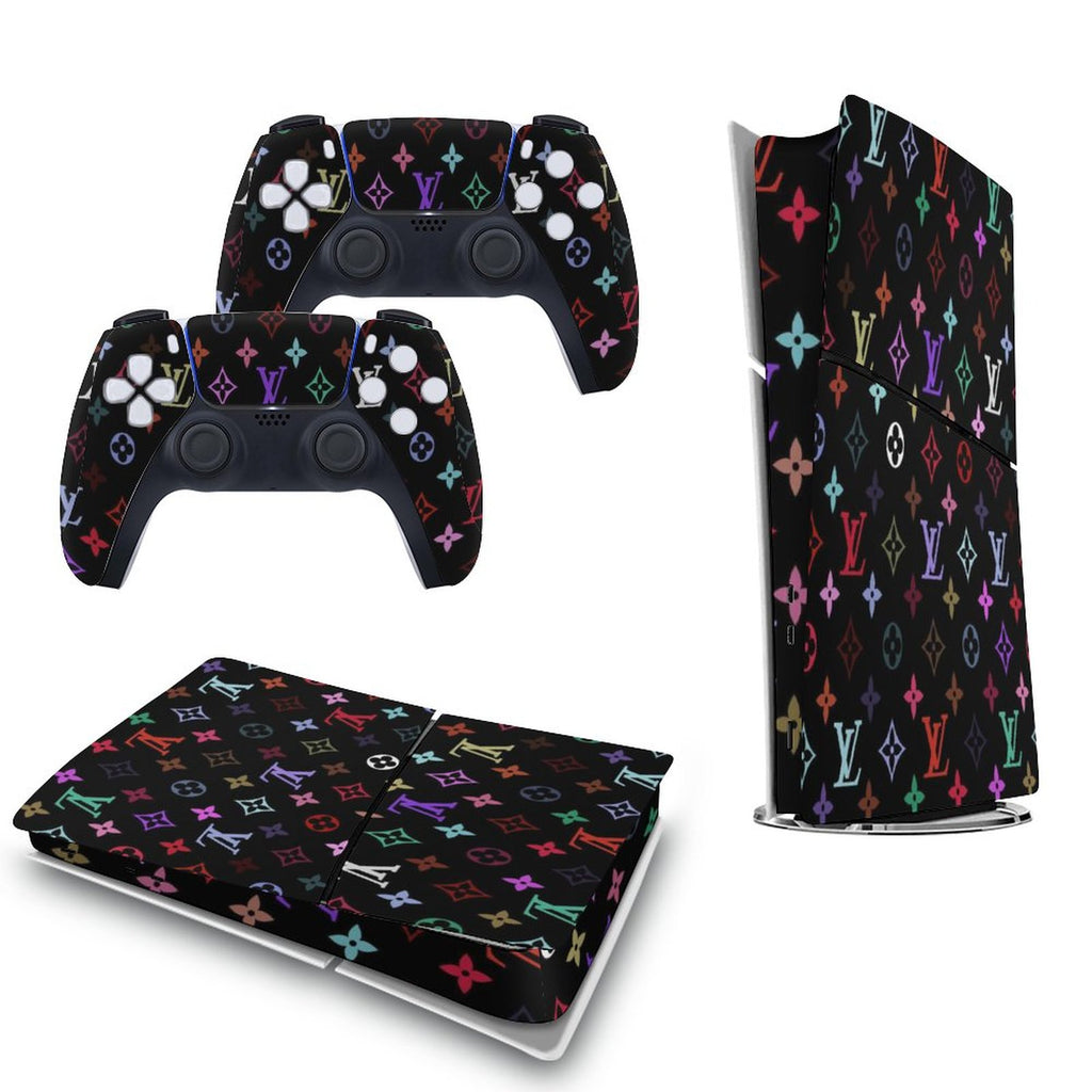 Gamer Wraps "Lui V" Sticker Set for PS5 Slim Controller and Console (Digital Edition)