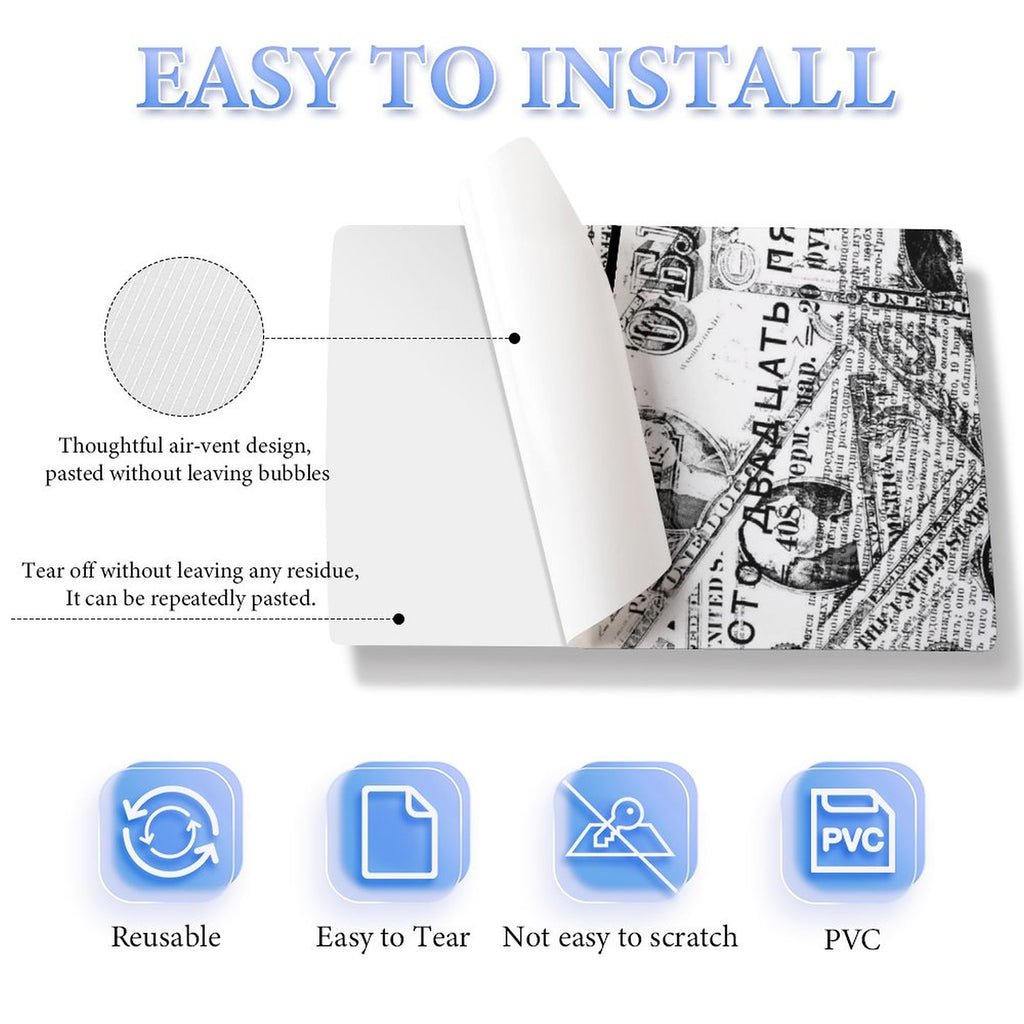 Gamer Wraps "Paper Chase" Sticker Set for PS5 Slim Controller and Console (Digital Edition)