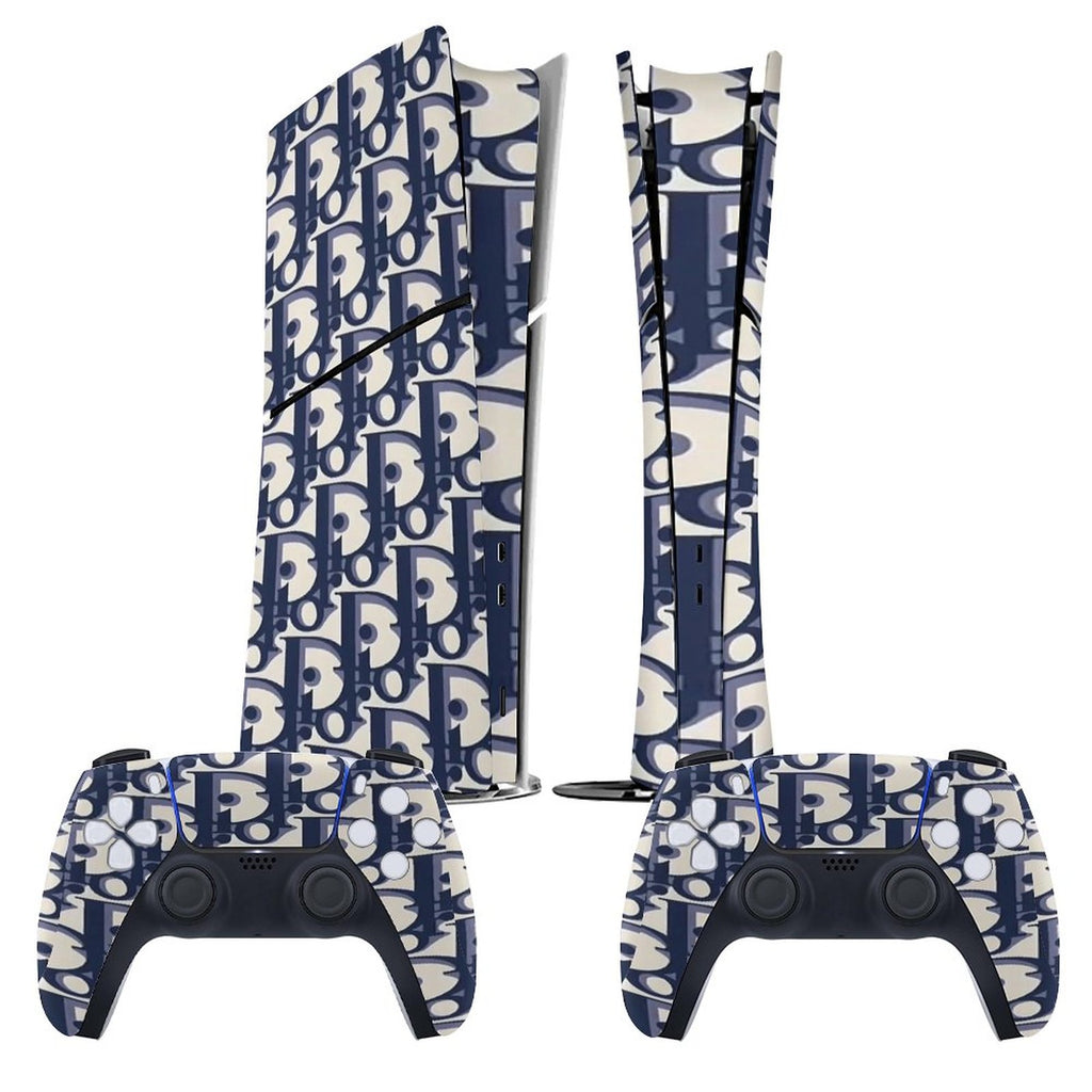 Gamer Wraps "Dior" Sticker Set for PS5 Slim Controller and Console (Digital Edition)