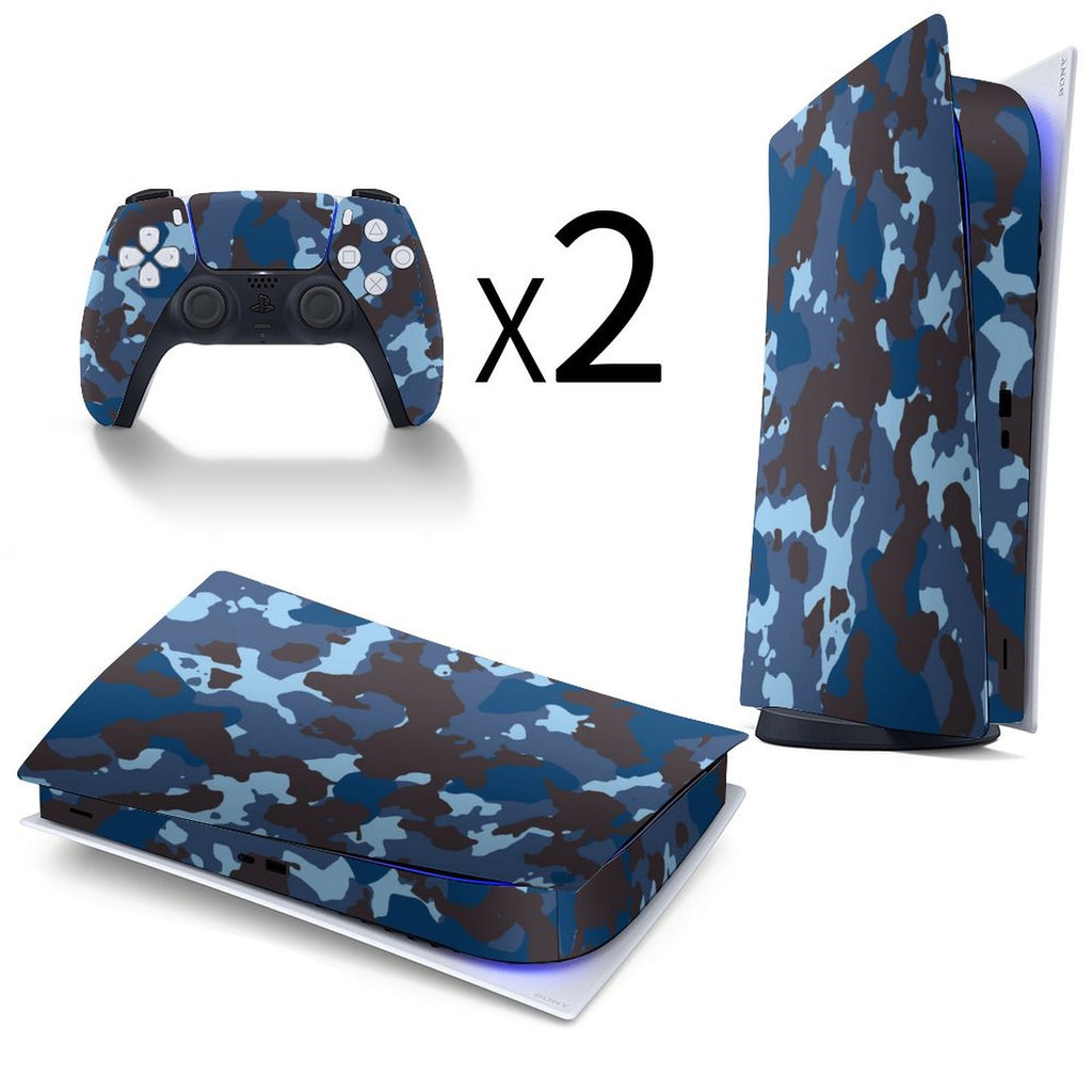 Gamer Wraps "Midnight Storm" Sticker Set for PS5 Controller and Console (Digital Edition)