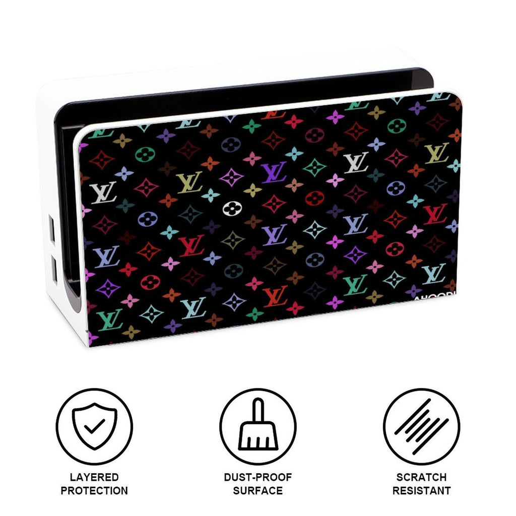 Gamer Wraps "Lui V" Sticker Set for Nintendo Switch OLED Console, Controllers, and Dock