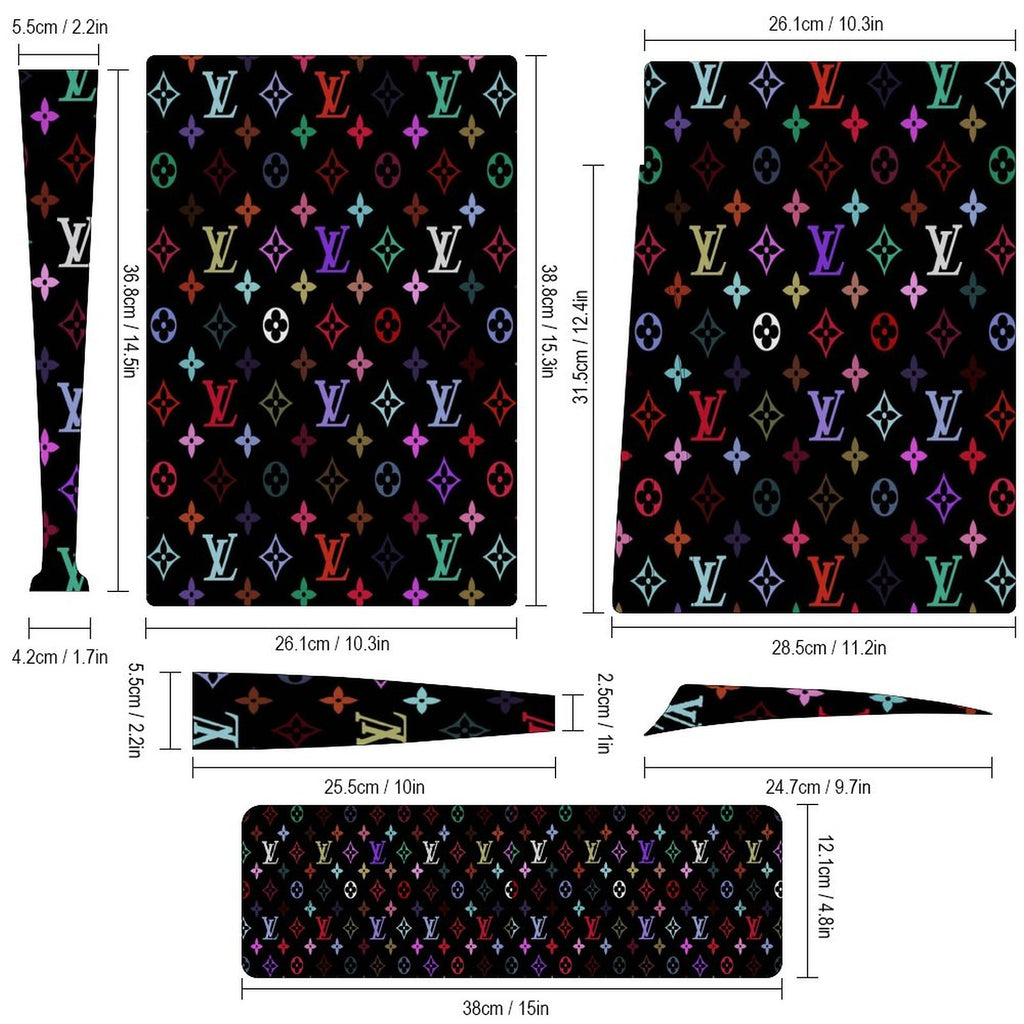 Gamer Wraps "Lui V" Sticker Set for PS5 Controller and Console (Dis Version)