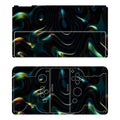 Gamer Wraps "Liquid Swirl" Sticker Set for Nintendo Switch OLED Console, Controllers, and Dock