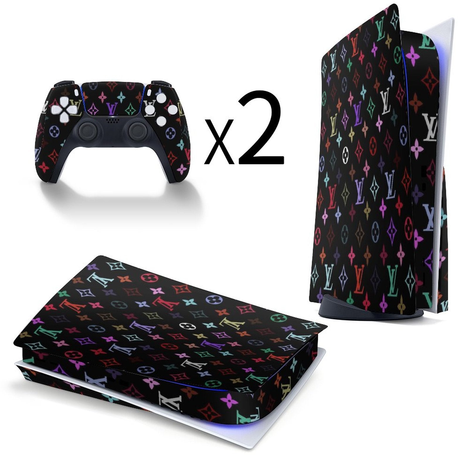 Gamer Wraps "Lui V" Sticker Set for PS5 Controller and Console (Dis Version)