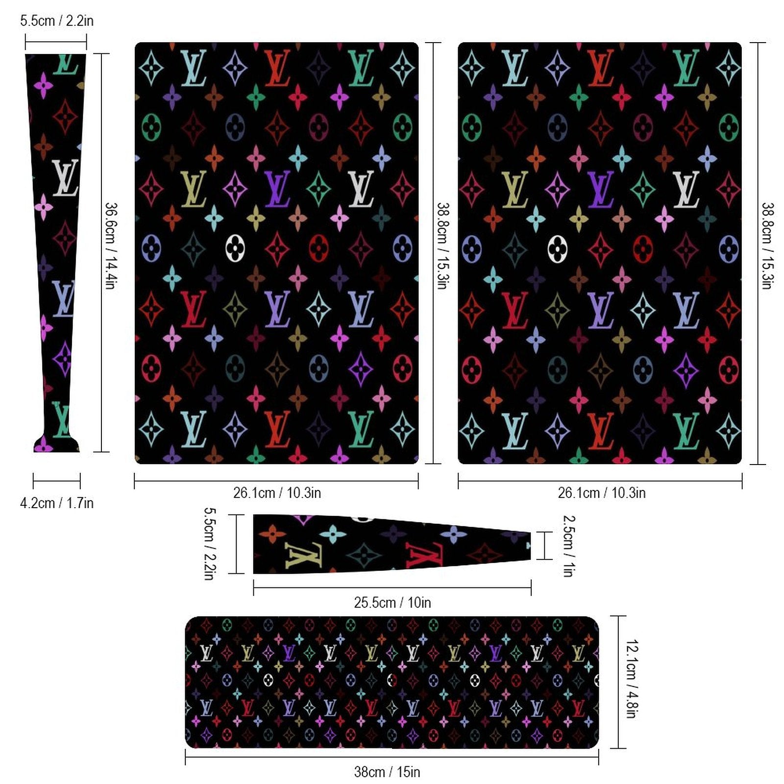Gamer Wraps "Lui V" Sticker Set for PS5 Controller and Console (Digital Edition)