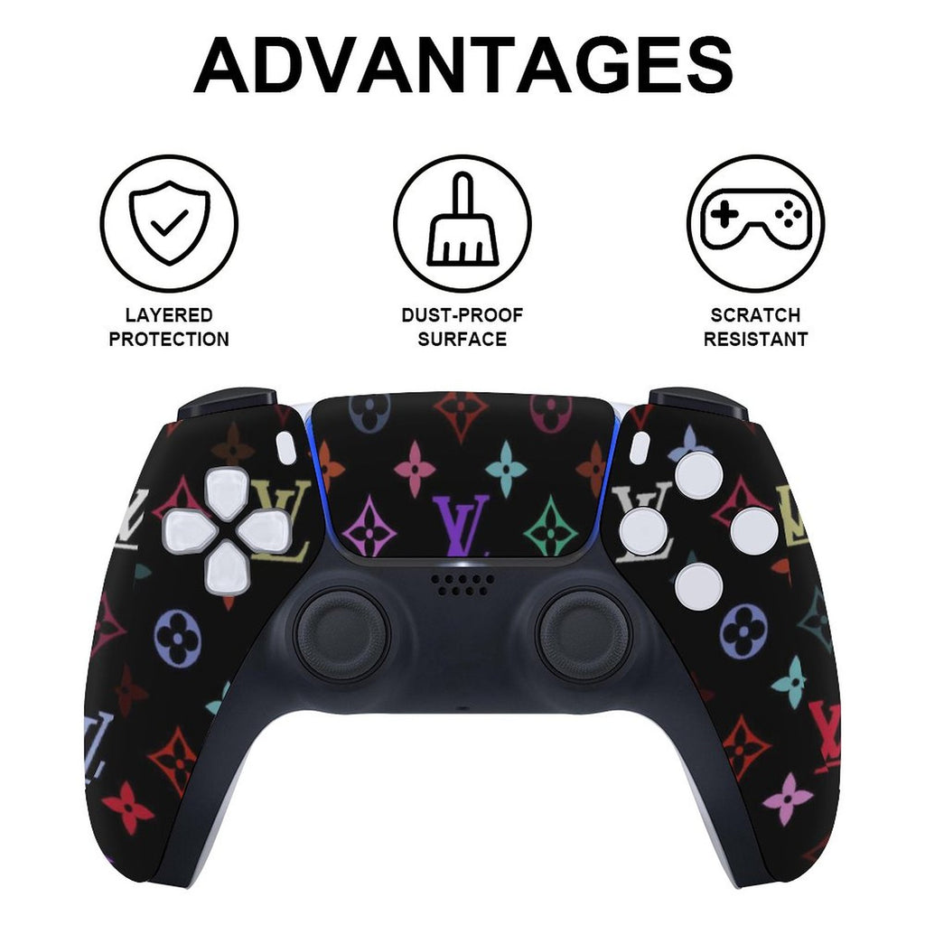 Gamer Wraps "Lui V" Sticker Set for PS5 Controller and Console (Dis Version)