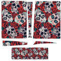 Gamer Wraps "Sugar Skull and Roses" Sticker Set for PS5 Controller and Console (Dis Version)